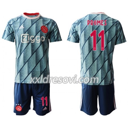 AFC Ajax Quincy Promes 11 Drugi Dječji Komplet Dresovi za Nogomet 2020-2021 (+ kratke hlače)